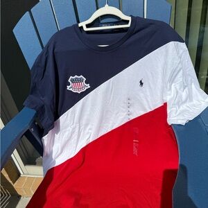 Polo by Ralph Lauren Men's Tri-Color Shield Tee